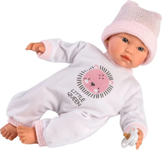 Realistisches Baby, das weint und „Mama, Papa“ ruft