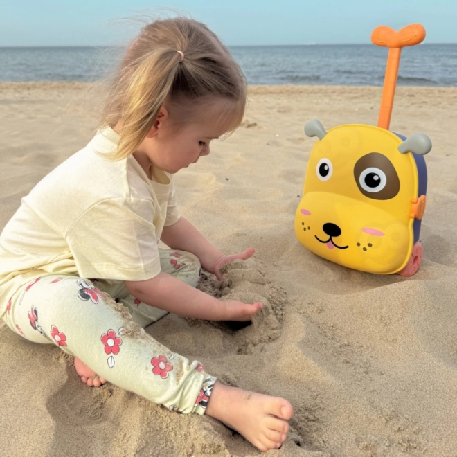 WOOPIE 3in1 Wasser Sandkasten Koffer – Hündchen