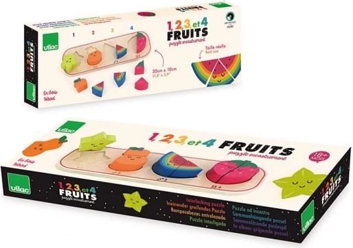 Einlegepuzzle Ich lerne Obst zählen Sarah Betz