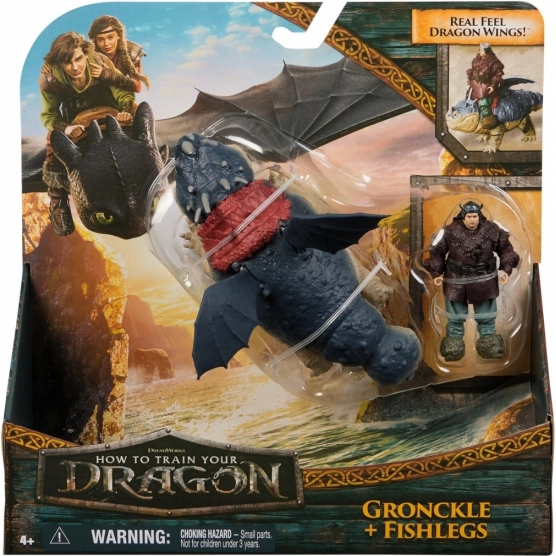 Figuren von Drachenzähmen leicht gemacht Krieger und Drache Sortiment