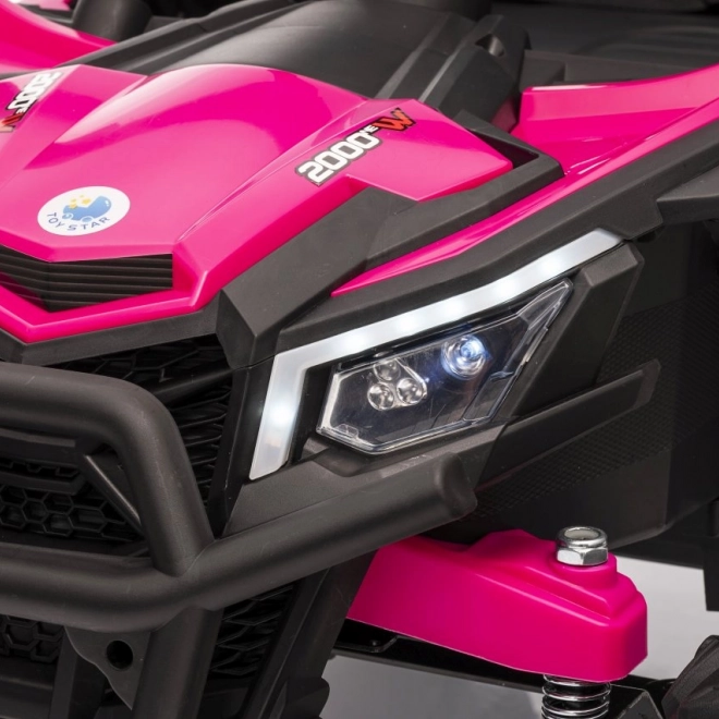 Kinder-Elektroauto Buggy Madman UTV-MX rosa