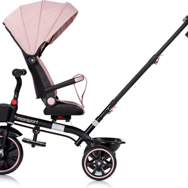 Chipolino Dreirad mit Verdeck Max Sport 2v1 rosa