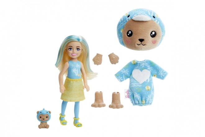 Barbie Cutie Reveal Chelsea Puppe Bär - Delfin