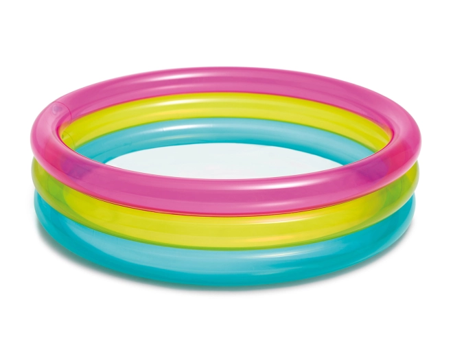 Fröhliches Regenbogendesign, das Kinder begeistert