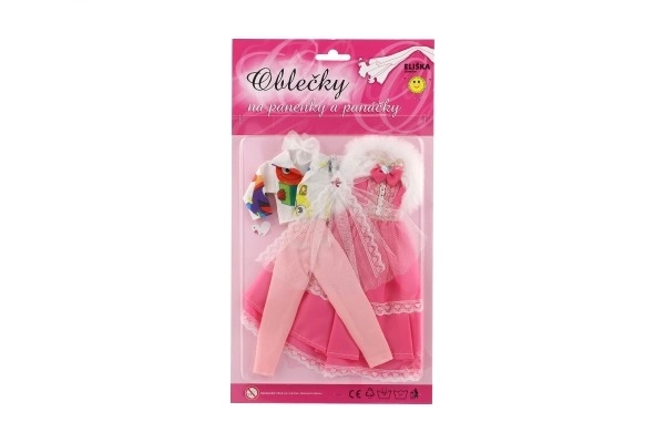 Puppenbekleidung mit Zubehör - 2 Stück