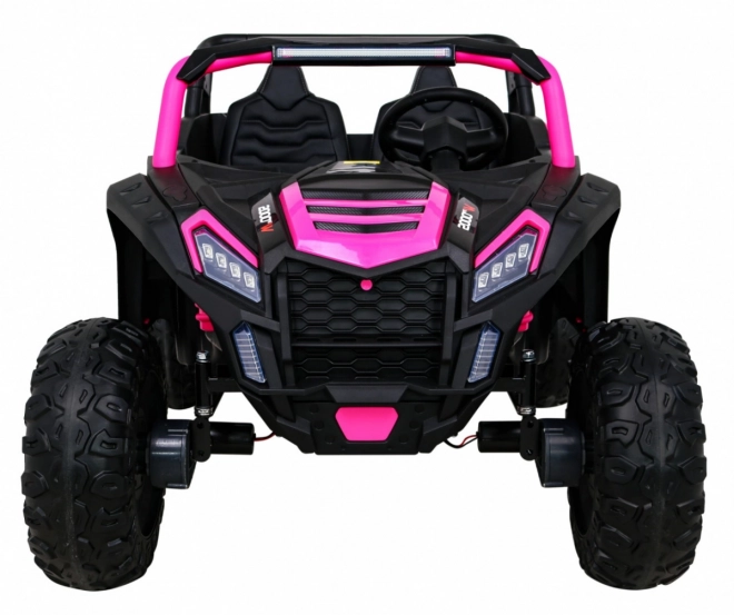 Buggy ATV Racing pro 2 Kinder + Antrieb 4x4 + Fernsteuerung + langsamer Start + MP3 LED – Rosa