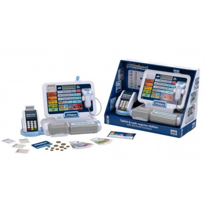 Elektronische Spielzeugkasse mit Terminal und Scanner
