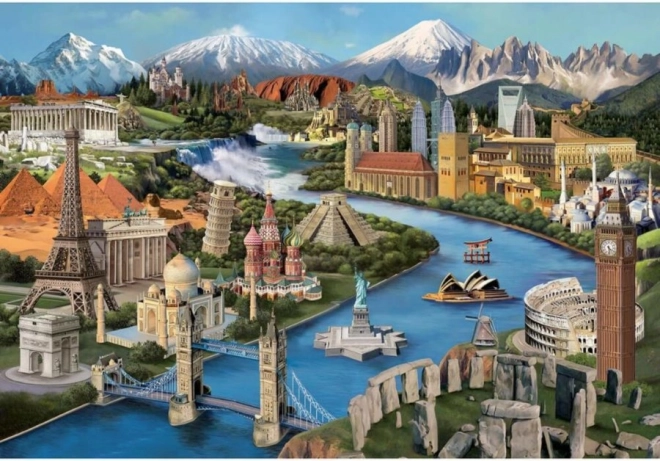 Puzzle Weltwunder 2000 Teile