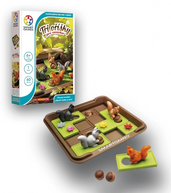 Drei Nüsse für das Eichhörnchen - Denkspiel