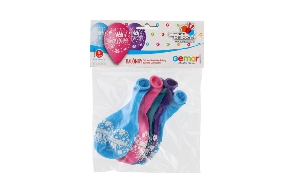 Luftballons Prinzessin Pastellfarben