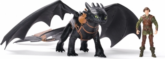 Figuren von Drachenzähmen leicht gemacht Krieger und Drache Sortiment