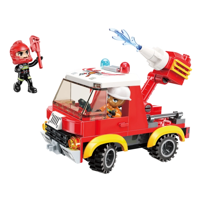 Action-Feuerwehrwagen mit Wasserwerfer