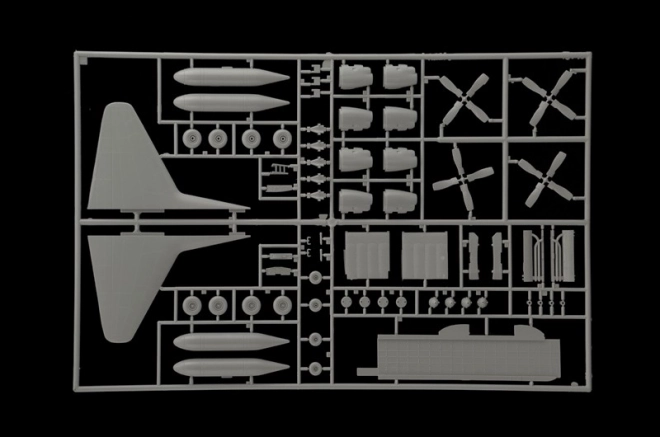 Modellflugzeug Lockheed AC-130H Spectre 1:72 Italeri