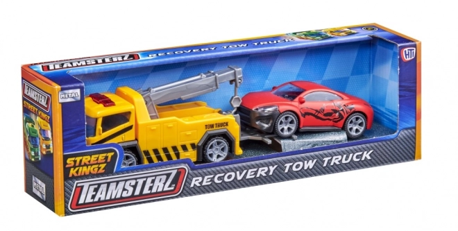 Teamsterz Polizeiauto mit Abschleppwagen