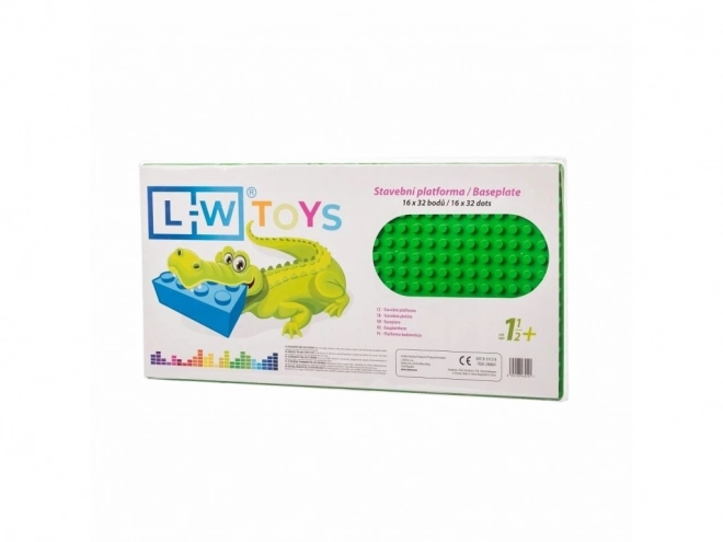 L-W Toys Bauplatte Junior Grün