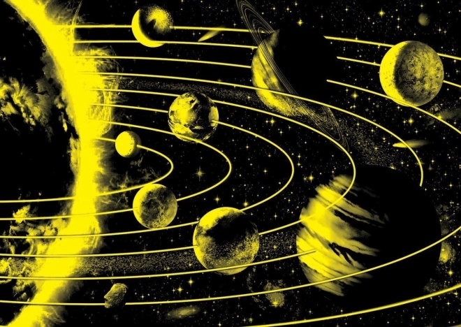 Leuchtendes Puzzle Sonnensystem 1000 Teile
