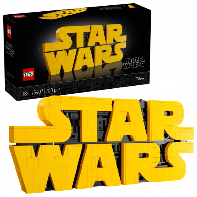 Lego Star Wars Logo aus Steinen