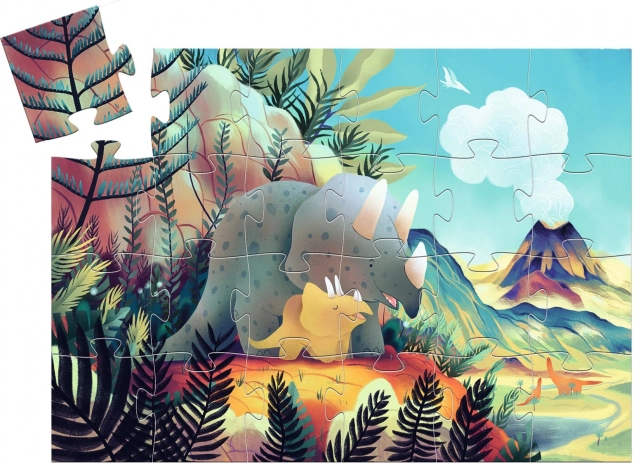 Puzzle Dinosaurier 24 Teile von Djeco