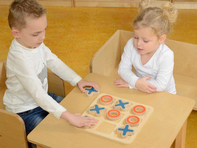Masterkidz Holzspiel Tic Tac Toe für Kinder