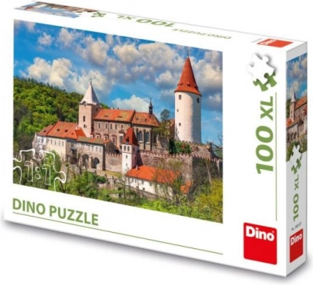Burg Křivoklát Puzzle 100 XL Teile