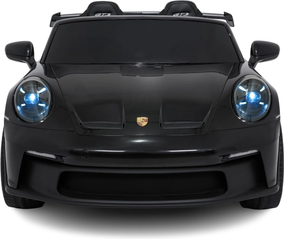 Elektrisches Kinderauto Porsche 911 GT3 24V mit zwei Sitzen – schwarz