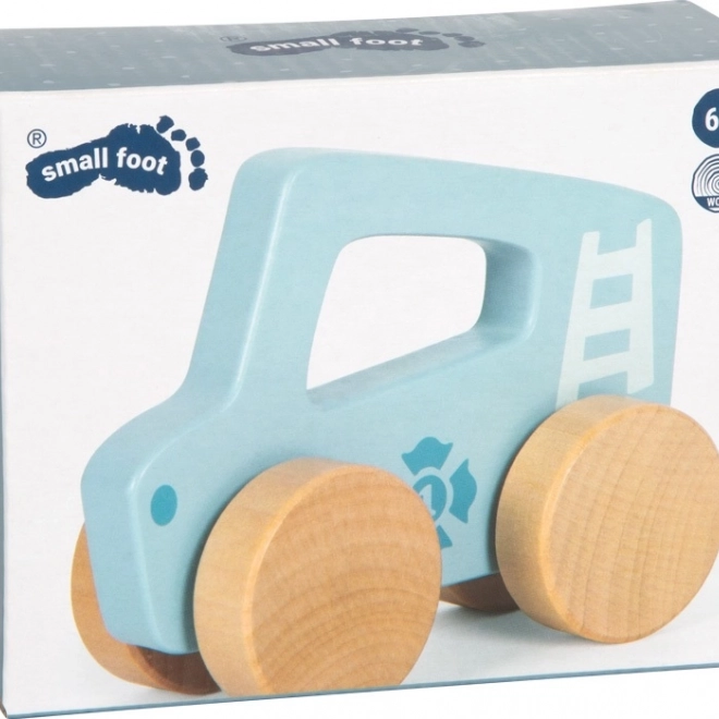 Kleines blaues Holzauto für Kinder Small Foot