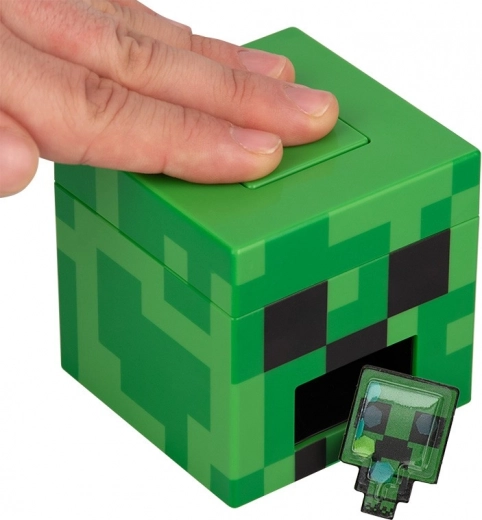 Creeper-Würfel mit Knopf und Ausgabefach