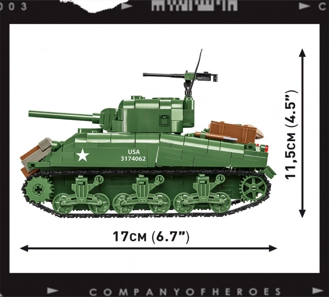 Sherman M4A1 Klappbarer Panzermodell