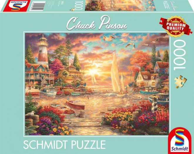Puzzle Morgen am See 1000 Teile