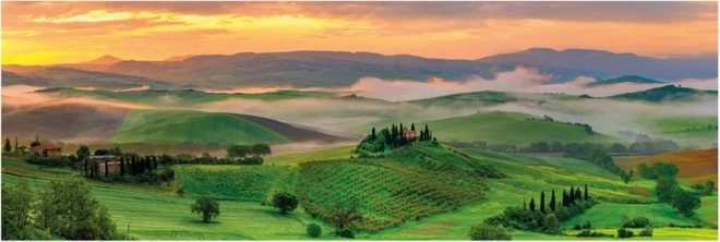 Panoramapuzzle Val d'Orcia Toskana Italien 1000 Teile