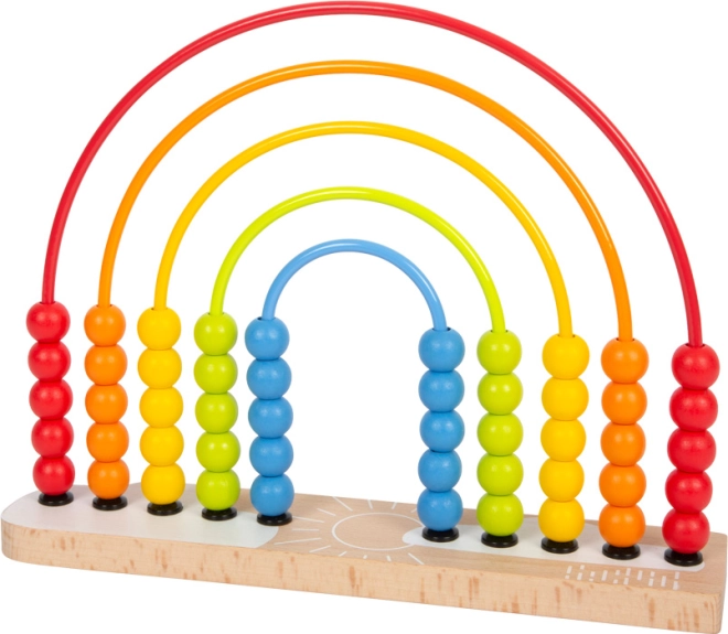 Farbenfrohe Bildung mit Regenbogen