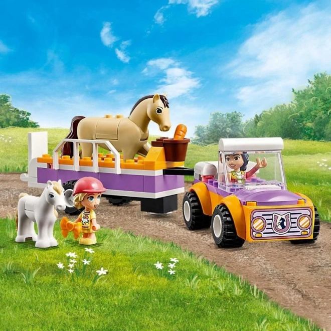 LEGO Friends Pferdeanhänger für Pferd und Pony