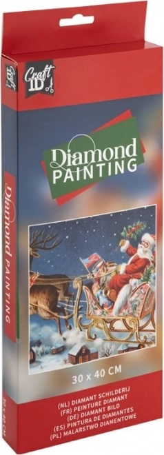 Diamantmalerei Santa 30x40 cm