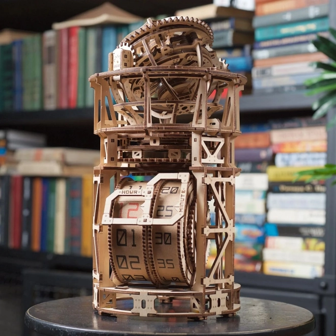 Mechanische 3D-Puzzle Sky Watcher Tourbillon Tischuhr von UGEARS