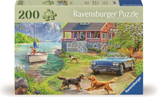 Ravensburger Puzzle Sommer am See 200 Teile