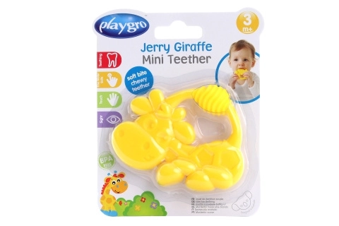 Playgro Mini-Beißring Giraffe