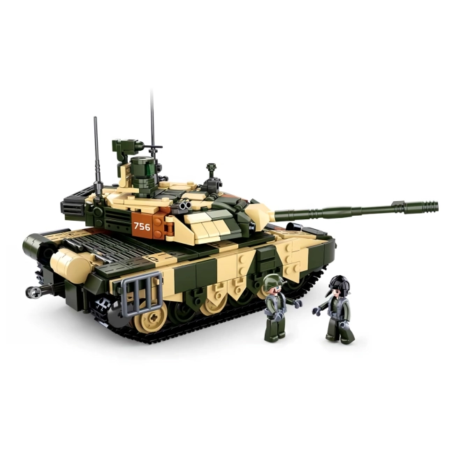 Realistisches Modell des T-90-Panzers