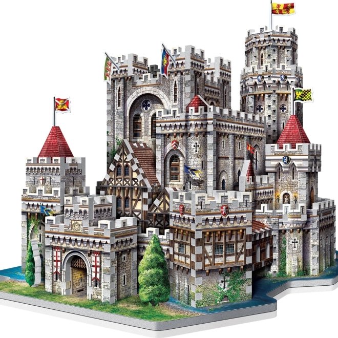 Realistische Burg mit vielen Details