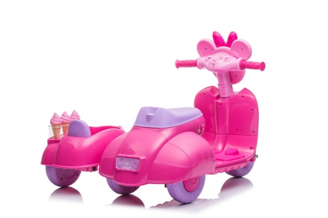 Kinder-Dreirad-Roller Eisdiele rosa