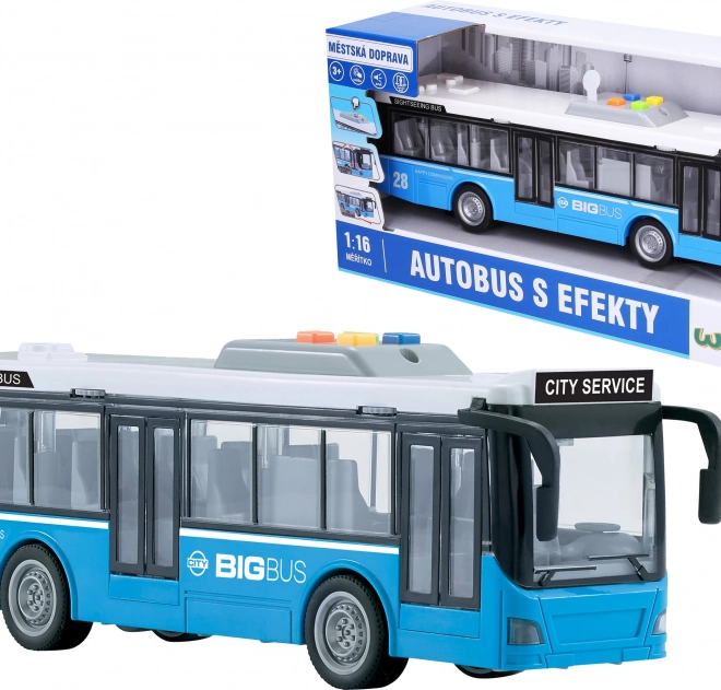 Bus mit Effekten für Kinder 29 cm