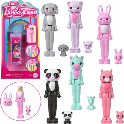 Mini-Puppe BARBIE Cutie Reveal im Kostüm – Überraschung