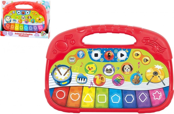 Tierklavier für die Kleinsten mit Geräuschen und Melodien 25 cm