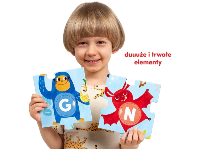 Großes Puzzle mit Loch - Alphabet