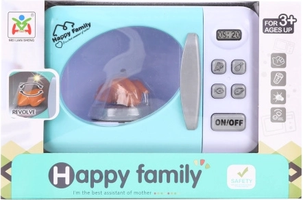 Kinder-Mikrowelle mit Batteriebetrieb HAPPY FAMILY