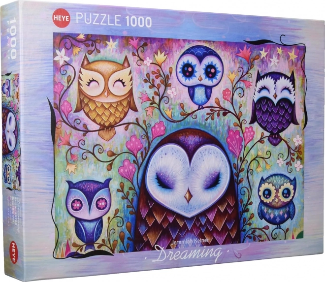 HEYE Puzzle Träumen: Große Eule 1000 Teile