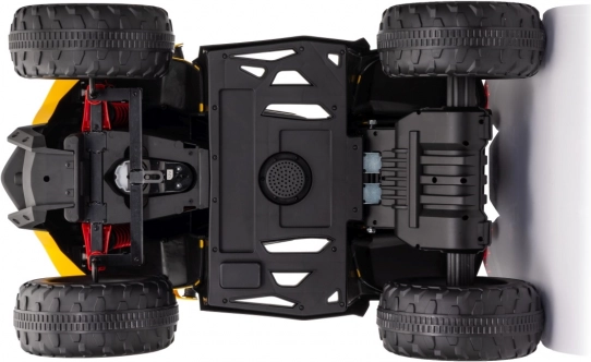 Gelbes Quad Fast Wheel