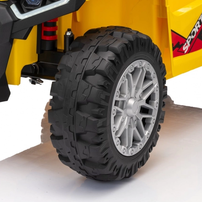 Gelbes sportliches Kinder-Quad TX ATV
