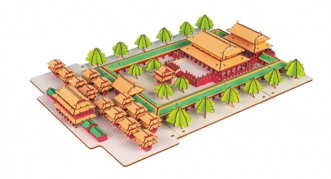 3D-Holzpuzzle Konfuzius Tempel