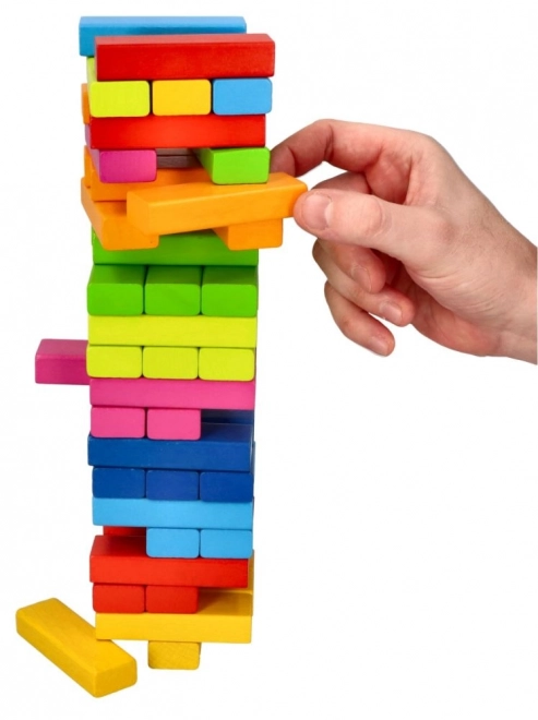 Goki Balancespiel Holz Turm Regenbogen Jenga
