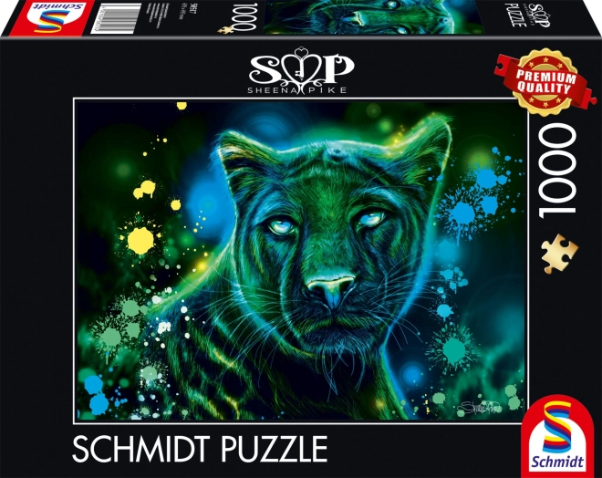Schmidt Puzzle Neon: Panther 1000 Teile